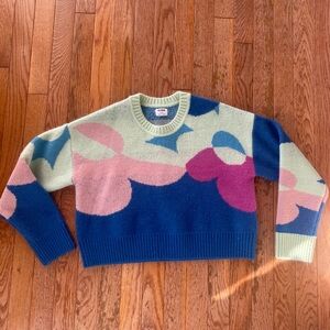 floral abstract funky Cotton On sweater